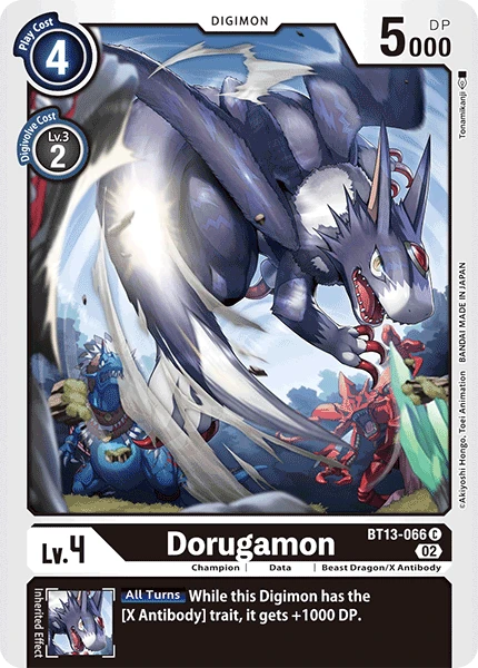 Digimon Karte Bt Dorugamon Game Kiwi